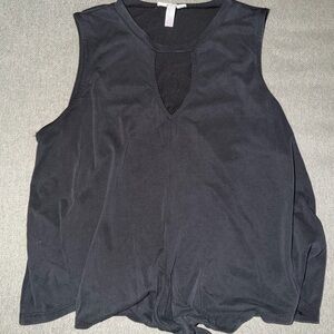 Leith Black Sleeveless Top